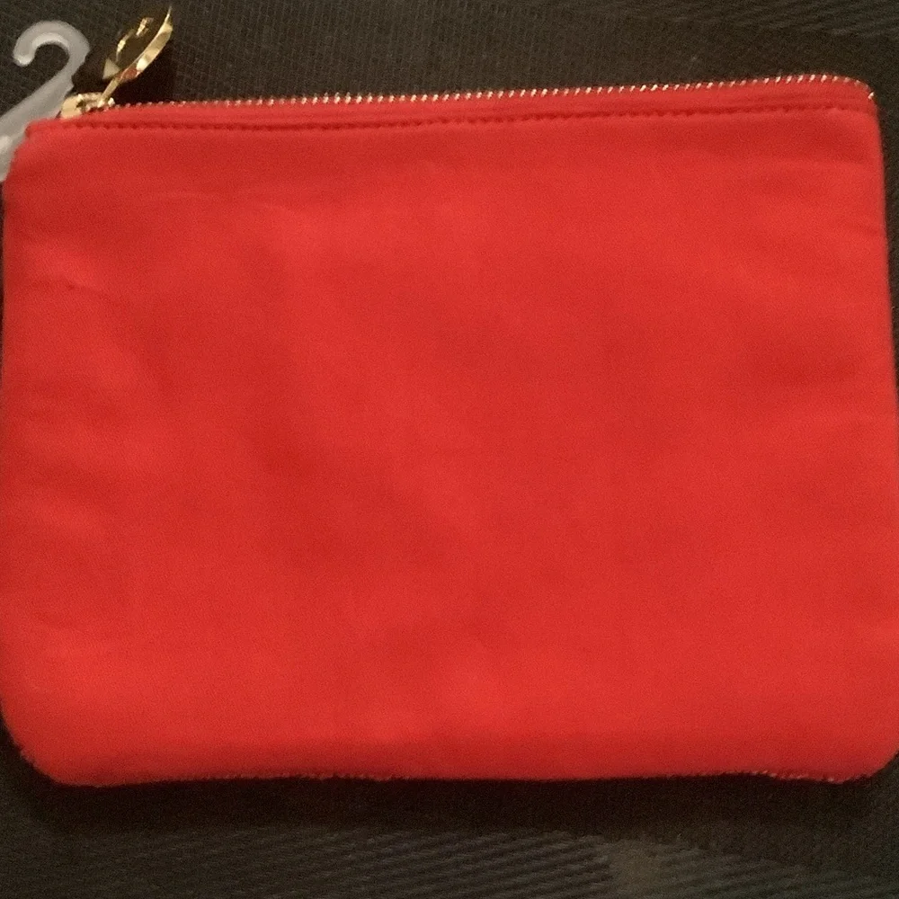 kate spade Red Beaded 'Going to Target' Cosmetic Pouch